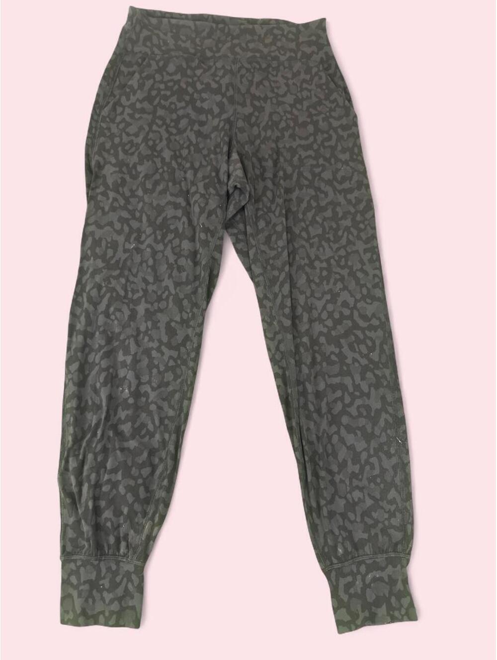 Lululemon Black Camo High Rise Leggings Size 8
